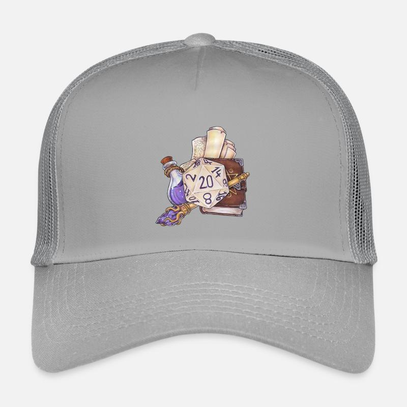 Rollenspiel Tabletop D20 Würfel Geschenk Zauberer  Kinder Trucker-Cap