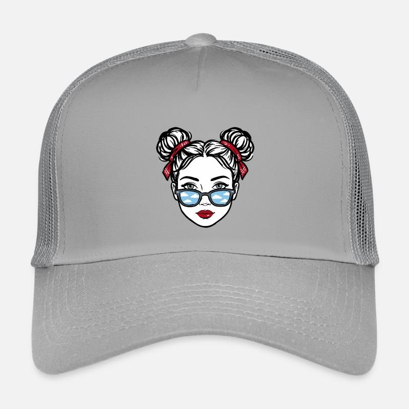 Fille à lunettes Cloud Reflex Pop Art Casquette trucker enfant