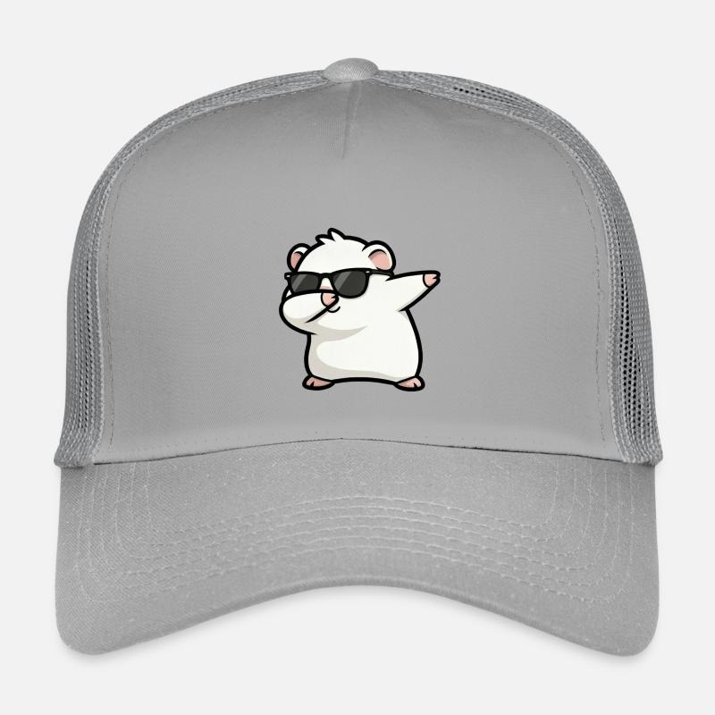Dabbing Meerschweinchen weiss Kinder Trucker-Cap