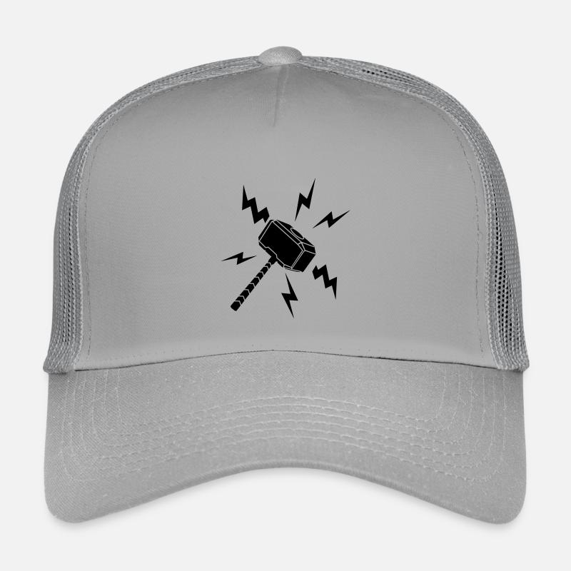 Thor hammer with lightning Kids’ Trucker Cap