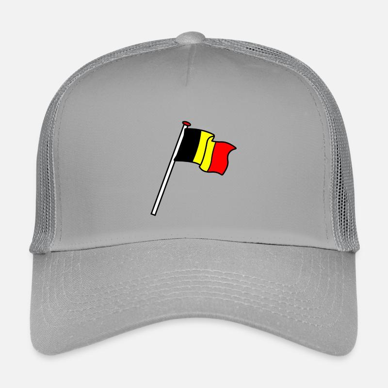 Drapeau Belgique Drapeaux BE Casquette trucker enfant