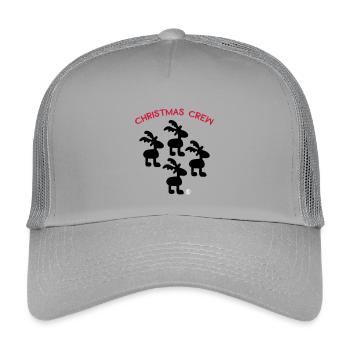 Christmas Crew - Kids’ Trucker Cap - light grey - Front