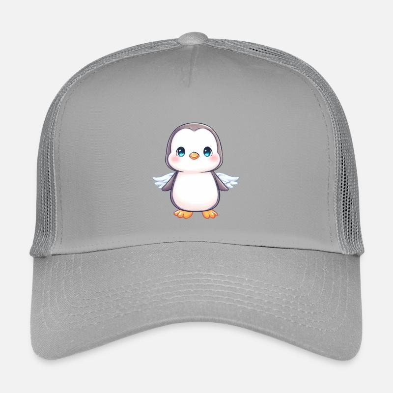 Ange animé pingouin mignon Kawaii Chibi Casquette trucker enfant