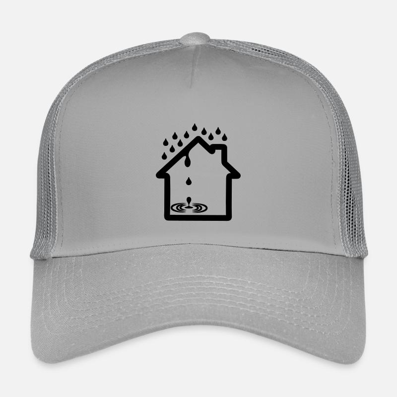 Toiture de logo de fuite de maison Casquette trucker enfant