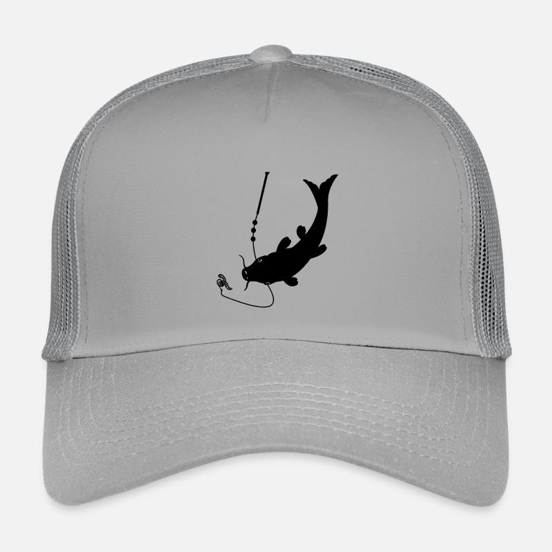 Logo Fish at bait on hameçon Casquette trucker enfant