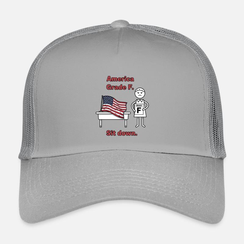 Amérique F. Sit Down Design Casquette trucker enfant