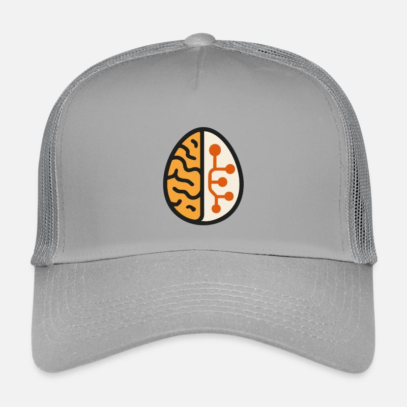 ai humor meme gene artificial intelligence Kids’ Trucker Cap