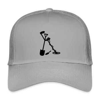 Metal detector - Kids’ Trucker Cap - light grey - Front