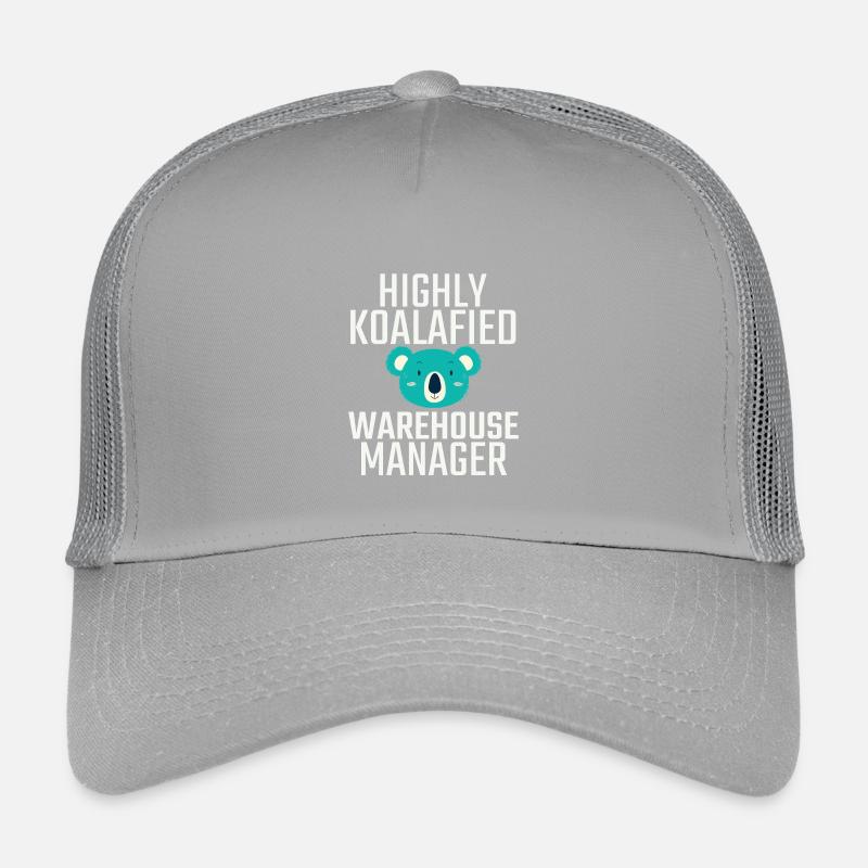 Warehouse Manager Koalafied - Kinder Trucker-Cap - Hellgrau