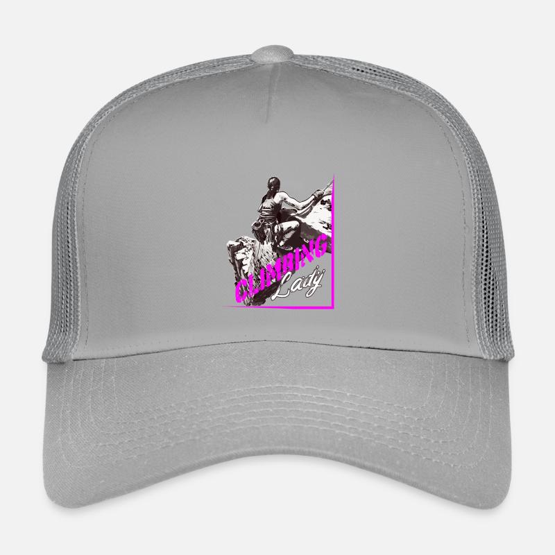 Climbing Lady Climber Mountaineer Kids’ Trucker Cap