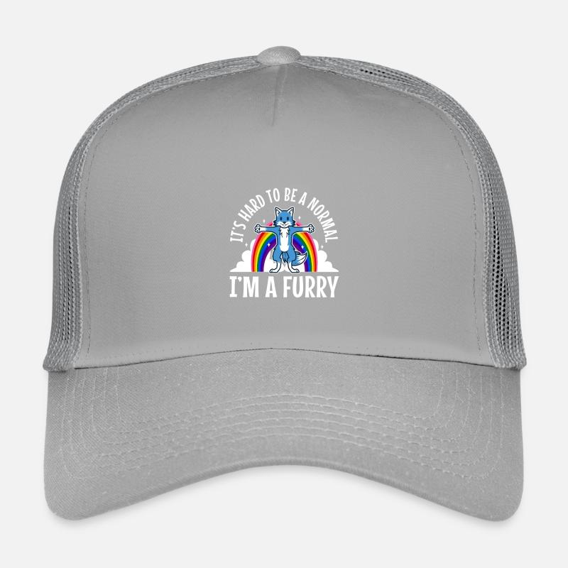 It's Hard To Be A Normal I'm A Furry Kids’ Trucker Cap