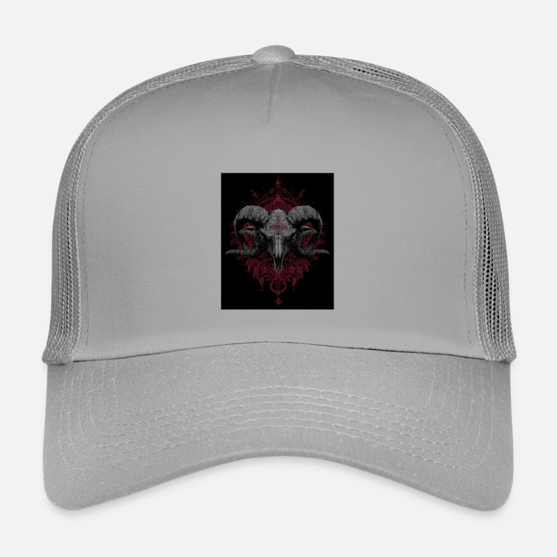 Dark Ramen Skull Kids’ Trucker Cap