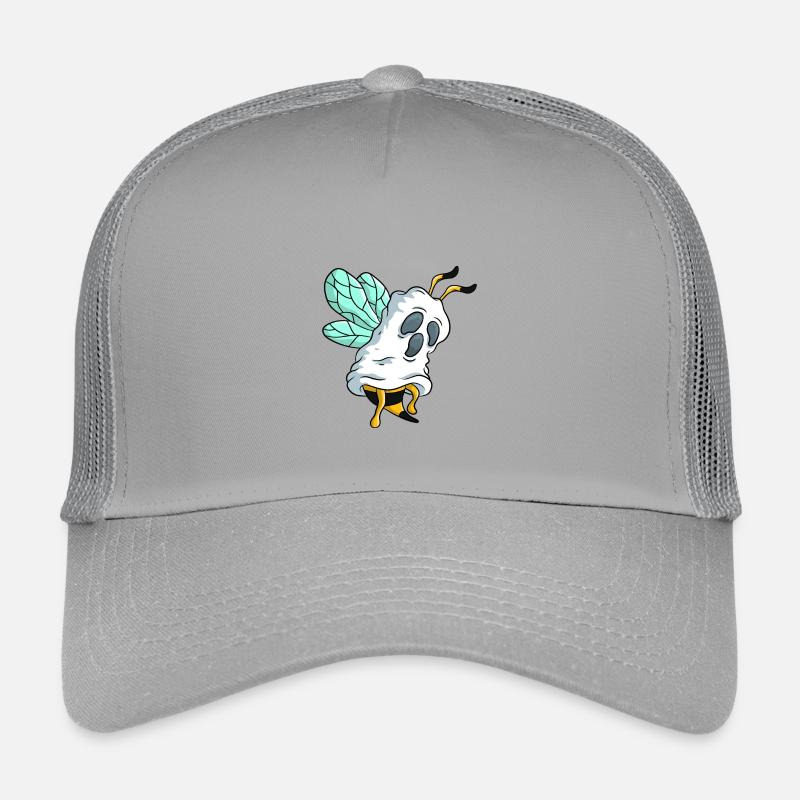 Ghost Bee Illustration Kids’ Trucker Cap