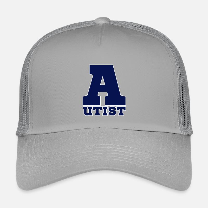 Autist - Kinder Trucker-Cap - Hellgrau