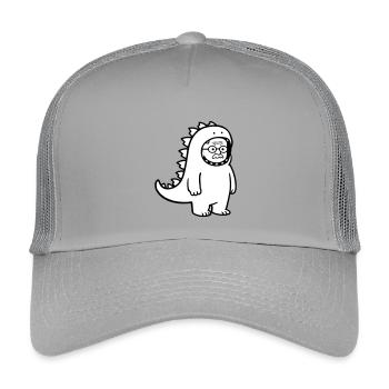 Carnival grouch grandpa - Kids’ Trucker Cap - light grey - Front