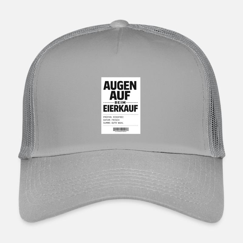 Keep your eyes open when buying eggs Kids’ Trucker Cap