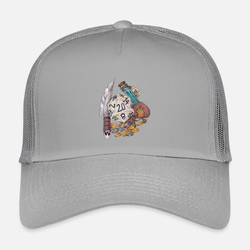 Rollenspiel Tabletop D20 Würfel Geschenk Dieb Raub Kinder Trucker-Cap