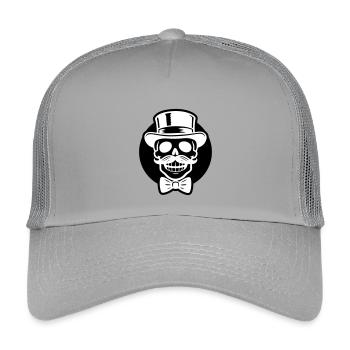 Bräutigam Skelett - Kinder Trucker-Cap - Hellgrau - Vorne