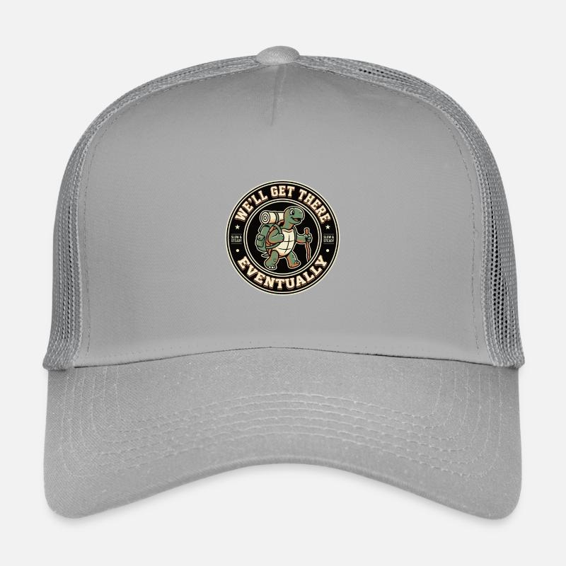 Schildkröte Wandern Spruch Eventually Kinder Trucker-Cap