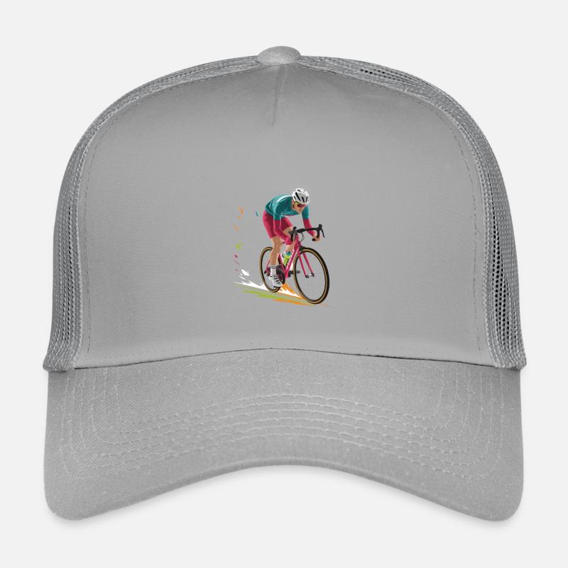Design de vélo de route coloré pour garçons Casquette trucker enfant