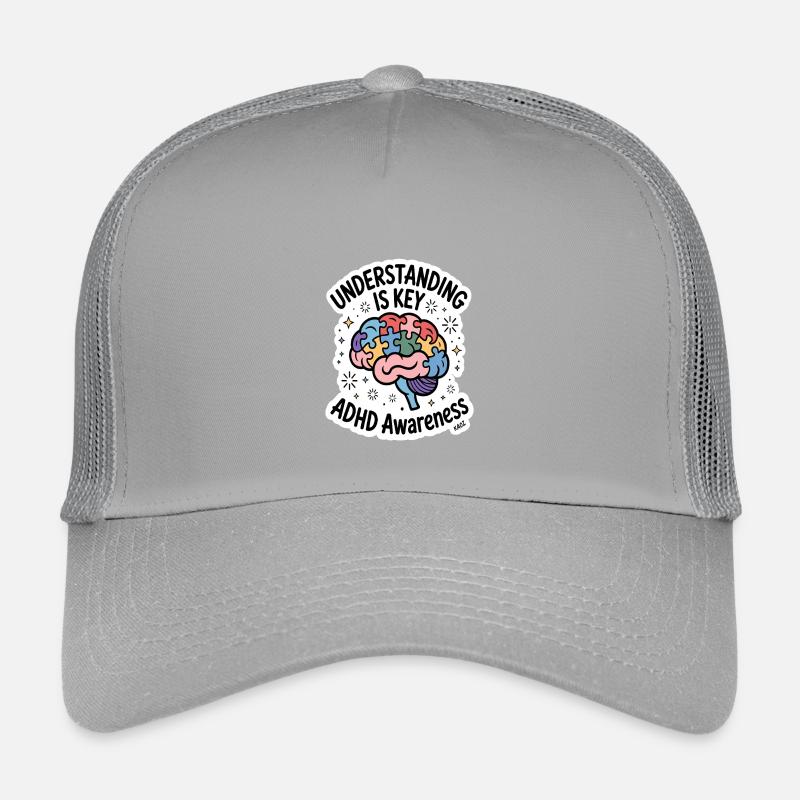 Puzzle Brain ADHD Awareness Kids’ Trucker Cap