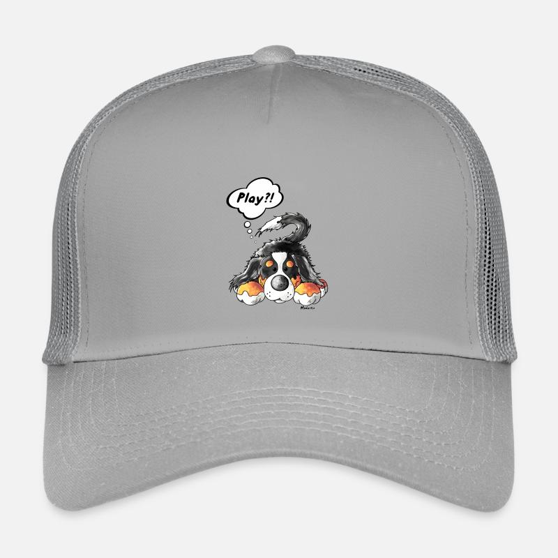 Playing Bernese Mountain Dog Kids’ Trucker Cap
