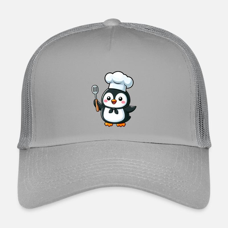 Mignon pingouin Chef bande dessinée conception de bande dessinée Casquette trucker enfant