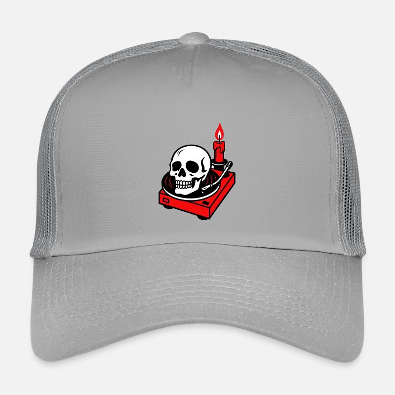 Black metal Kids’ Trucker Cap