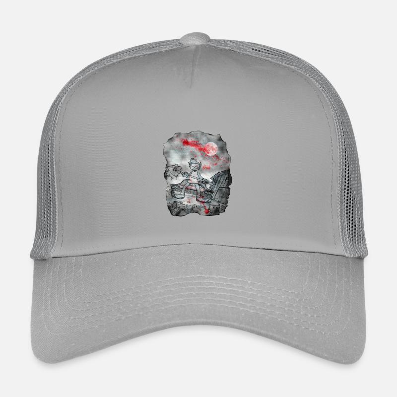 Cat Zombie Killer Casquette trucker enfant