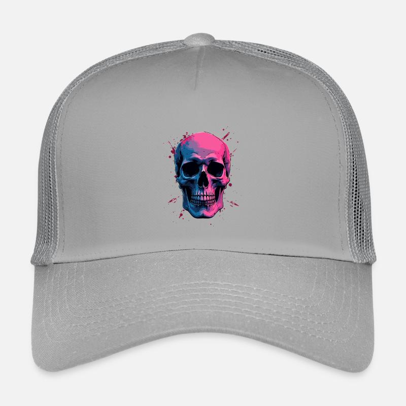 Neon Skull Kids’ Trucker Cap