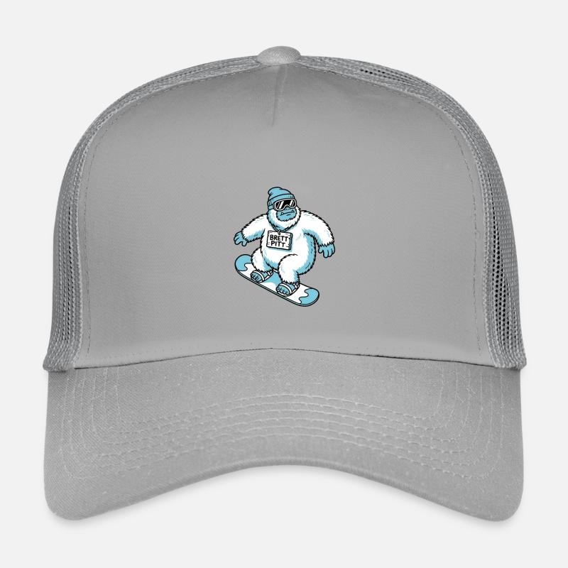 Brett Pitt - Kinder Trucker-Cap - Hellgrau
