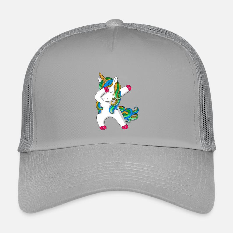 Unicorn dabbing Kids’ Trucker Cap