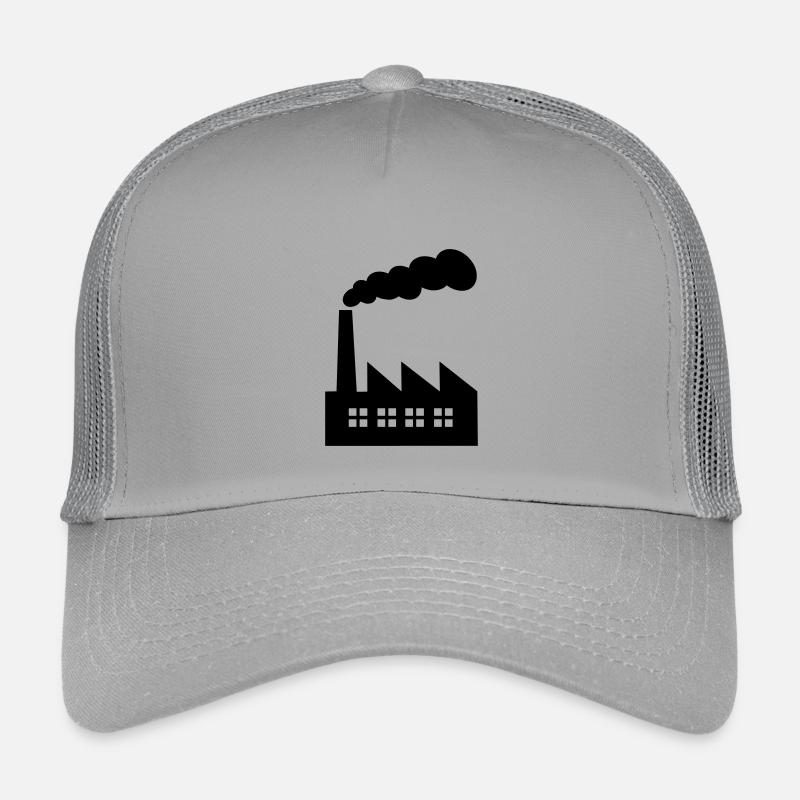Usine avec de la fumée Casquette trucker enfant