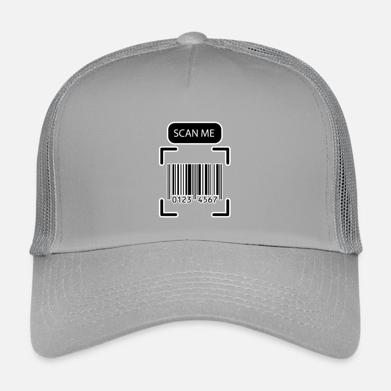 SCAN ME Barcode Lustiges Design Kinder Trucker-Cap