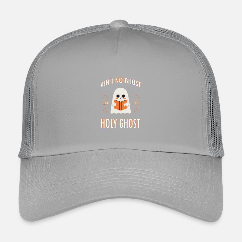 Holy Ghost Halloween Gespenst - Kinder Trucker-Cap - Hellgrau