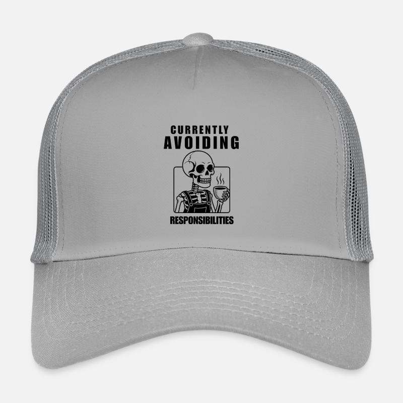 Éviter actuellement les responsabilités Skeleton Casquette trucker enfant