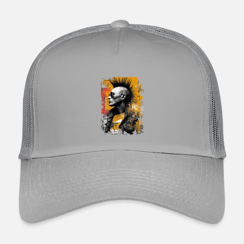 Punk avec crête Casquette trucker enfant