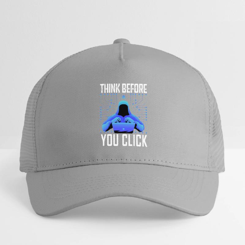Hacker Hacking Programmer Linux Cybersecurity Data Kids’ Trucker Cap