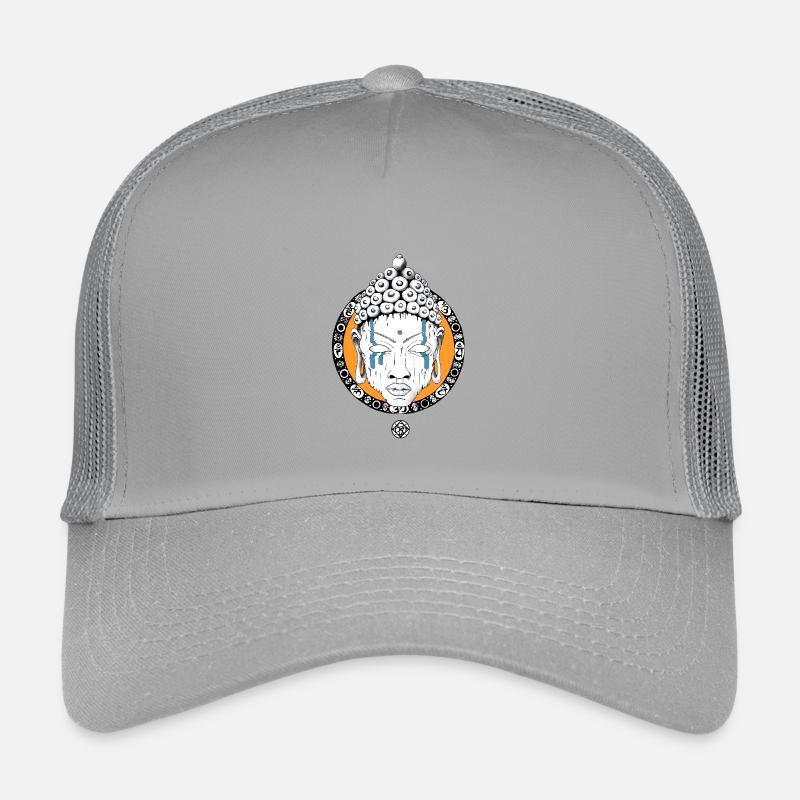Buddha - Kinder Trucker-Cap - Hellgrau