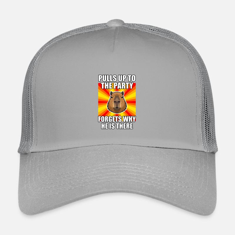 Capybara Party Meme - Socially Awkward Kids’ Trucker Cap