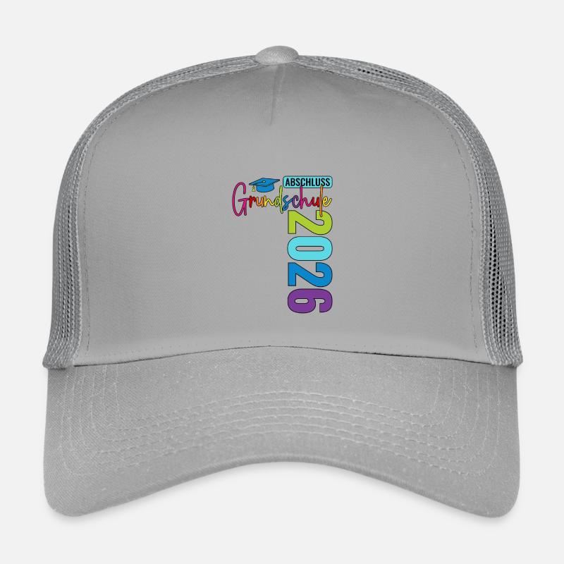 Abschluss Grundschule 2026  - Kinder Trucker-Cap - Hellgrau