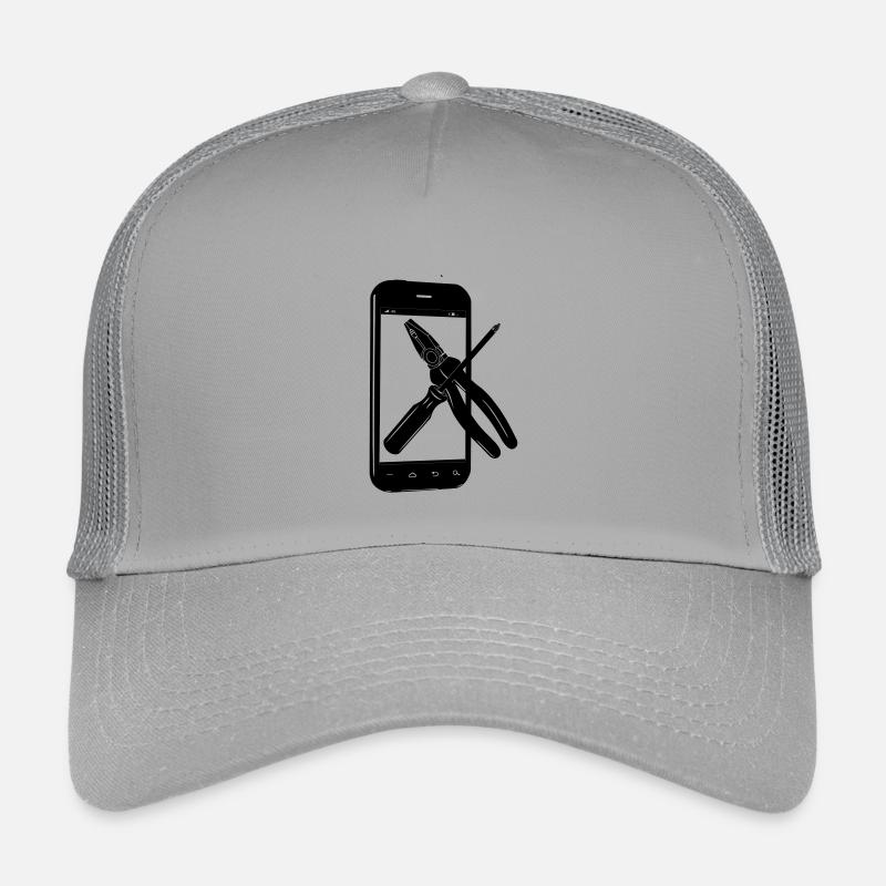 Smartphone with tools Kids’ Trucker Cap