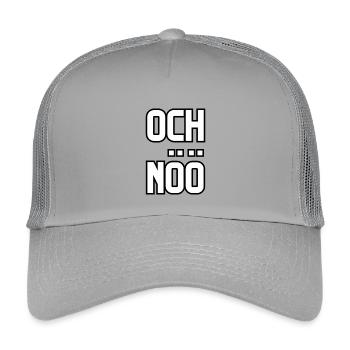 Och Nöö! Keine Lust Faul Pech Geschenk - Kinder Trucker-Cap - Hellgrau - Vorne