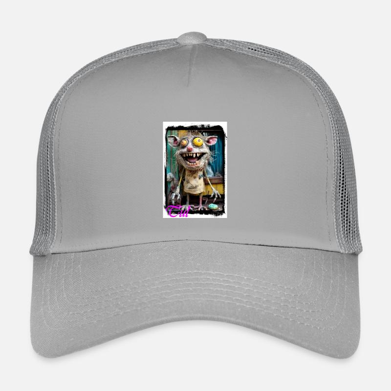 Poupée Punk au design de créature d'horreur extatique Casquette trucker enfant