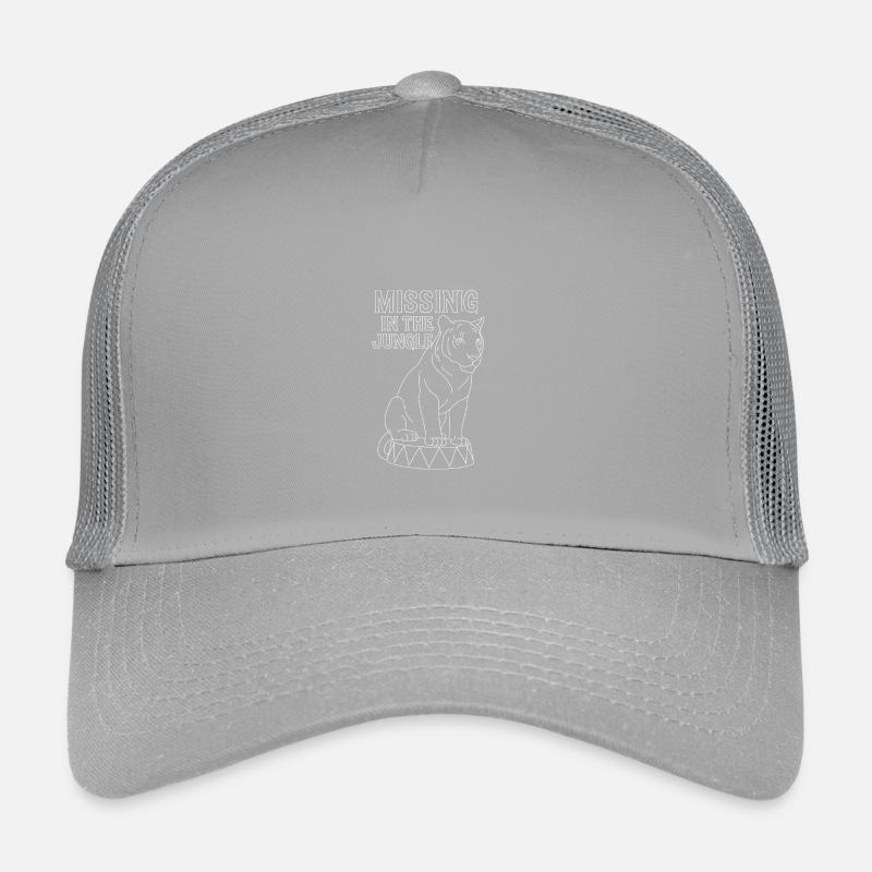 Missing in Jungle Tiger Drum Kinder Trucker-Cap