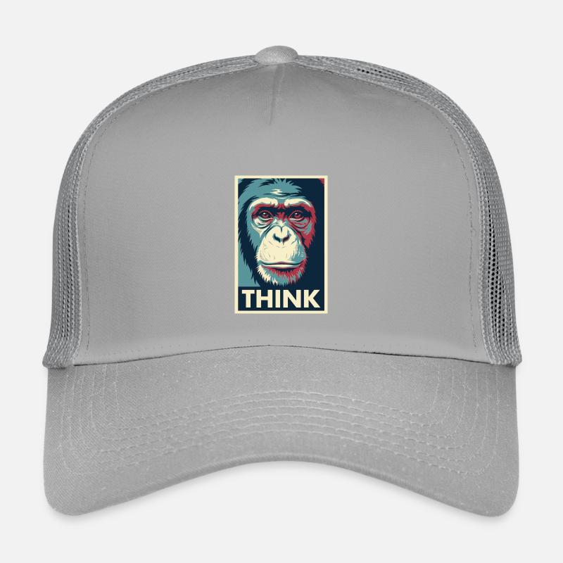 Monkey Thinking Pop Art Poster Kids’ Trucker Cap