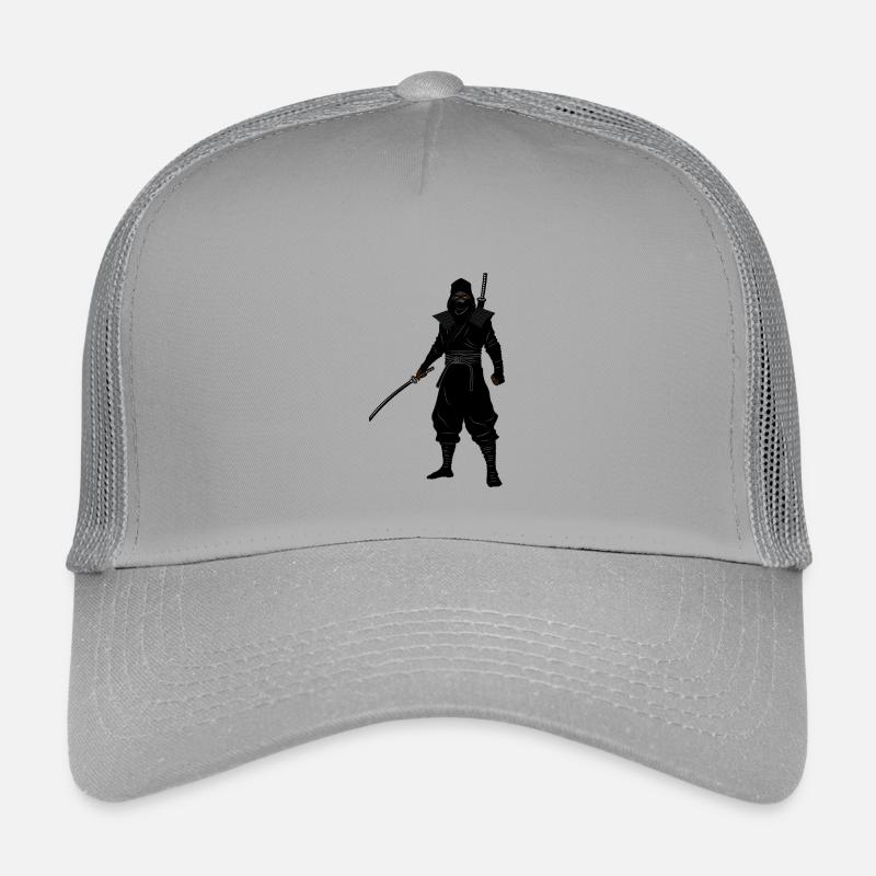 Position de combat ninja à deux bras Casquette trucker enfant