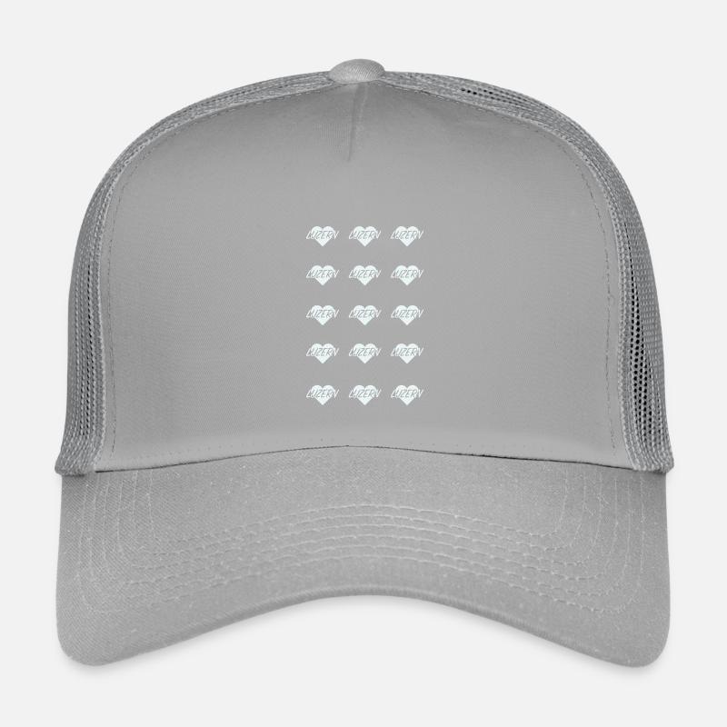 I LOVE LUCERNE Heart Pattern Kids’ Trucker Cap
