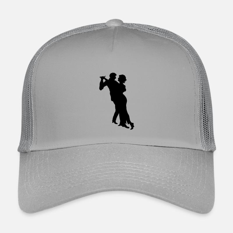 Dancing, dancing couple shadow illustration Kids’ Trucker Cap