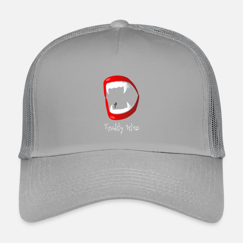 Vampir - Kinder Trucker-Cap - Hellgrau